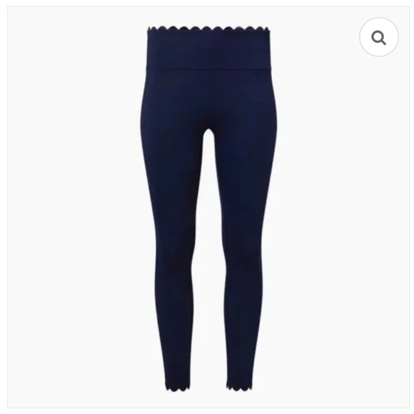 IVL COLLECTIVE Hydralux Scallop Legging in Midnight Blue Size 2 - Picture 3 of 12